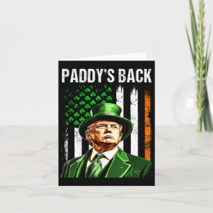 Cartão Ck Trump Irlandês do Paddy's Dia de São Patrício