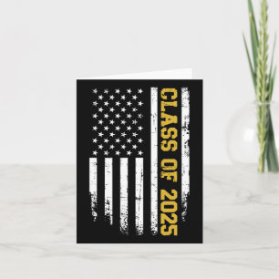 Cartão Cl De 2025 Graduação Us Bandeira Vintage