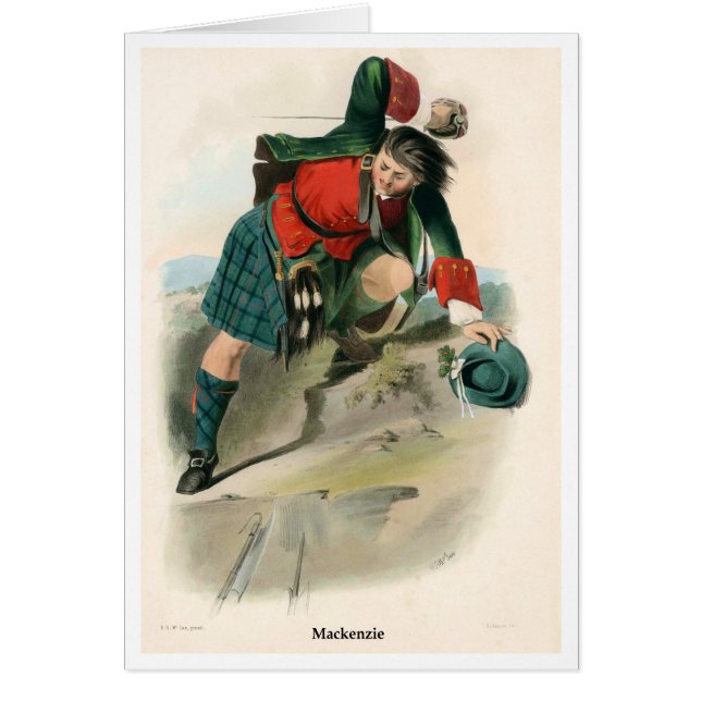 Cartão Clã Mackenzie (Frente)