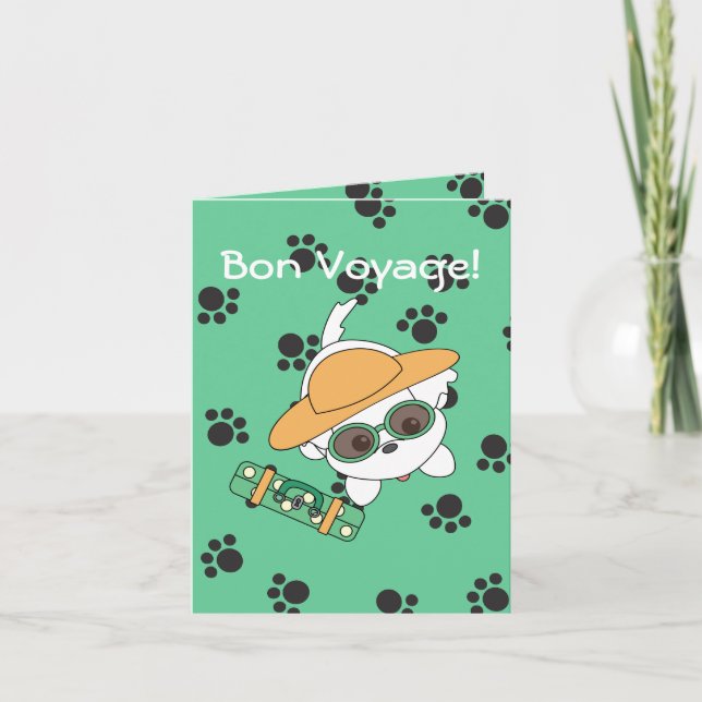 Cartão Clacney em férias! (Frente)