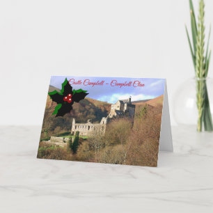 Cartão Clan Campbell - Castle Campbell Xmas
