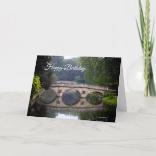 Cartão Clare College Bridge, Cambridge Birthday Card