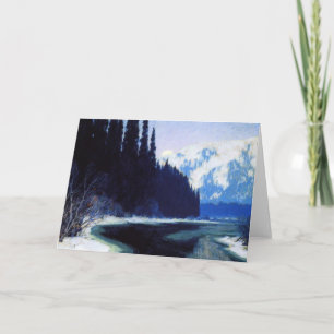 Cartão Clarence Gagnon - Uma Corrente Silenciosa do Norte