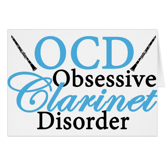 Cartão Clarinet Bonito (Frente Horizontal)