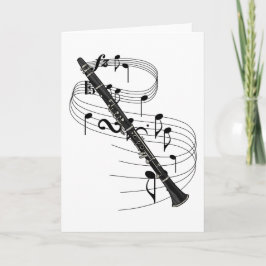 Cartão Clarinete