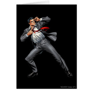 Cartão Clark muda para o Super-Homem