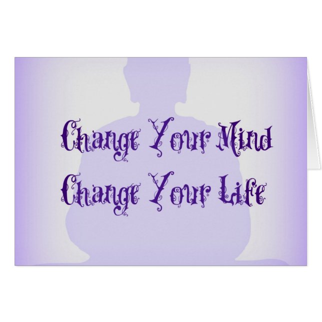 Cartão claro da mente (Frente Horizontal)