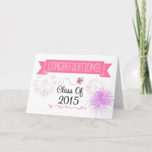 Cartão Class of 2015 Graduation Card (for her)