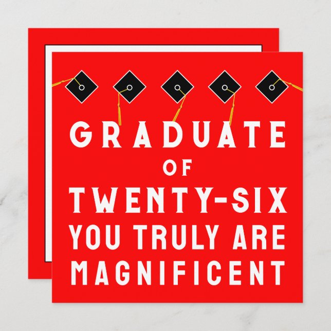 Cartão Classe Creative Graduation de 2025 (Frente/Verso)
