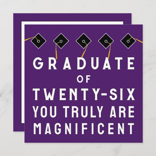 Cartão Classe Creative Graduation de 2025 (Frente/Verso)