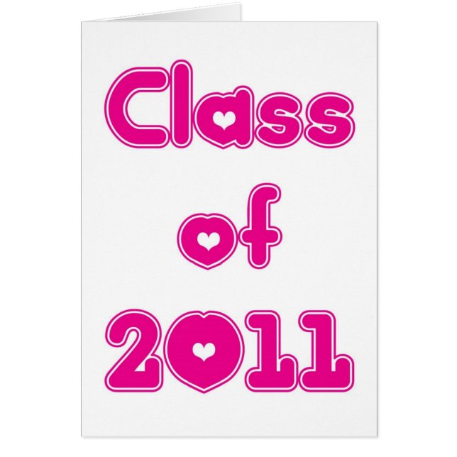 Cartão Classe de 2011 (Frente)