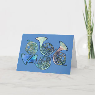 Cartão Classe de Banda de Corno Francês