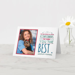 Cartão Classe de Graduação do Formando Moderno de 2022