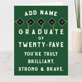 Cartão Classe de Graduação Personalizada de 2025