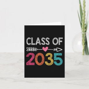 Cartão Classe De Graduação Pré-Escolar Do Formando 2035