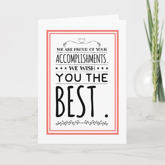 Cartão Classe de Mais velho para Parabéns de Formando gra (Frente)