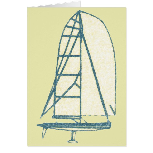 Cartão classe laser de iate (Frente)