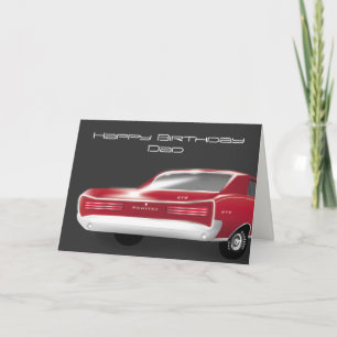 Cartão Classic Car Greeting Card
