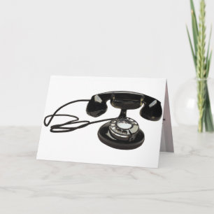 Cartão Classic Telephone Greeting Card