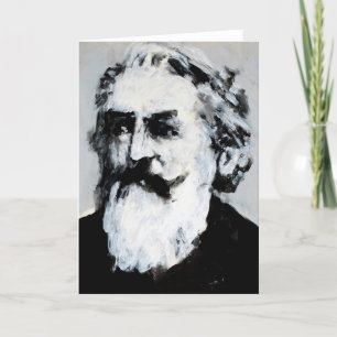 Cartão Classical Music Greeting Card - Brahms (Bearded)