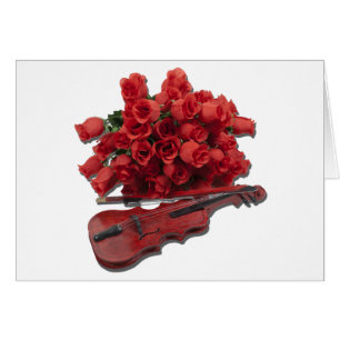 Cartão ClassicalRosesViolin012511