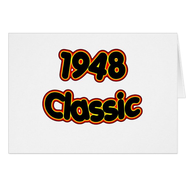 Cartão Clássico 1948 (Frente Horizontal)