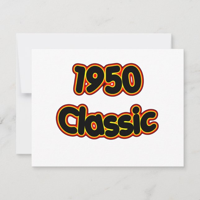 Cartão Clássico 1950 (Frente)