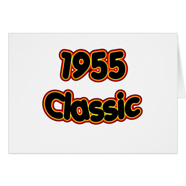Cartão Clássico 1955 (Frente Horizontal)