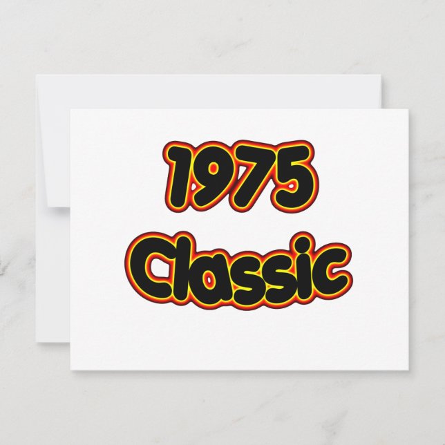 Cartão Clássico 1975 (Frente)