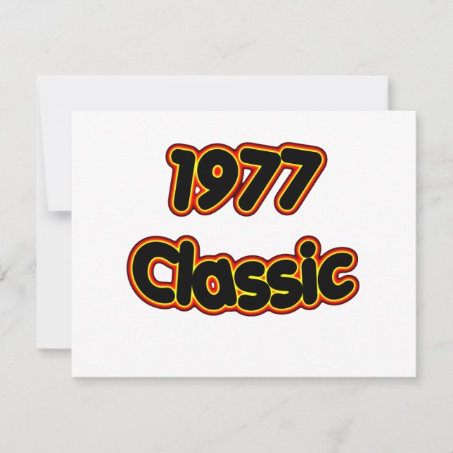 Cartão Clássico 1977 (Frente)