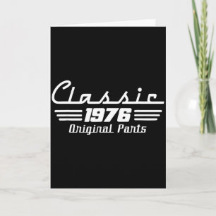 Cartão Clássico 50 fazendo 50 anos nascido em 1976 homens