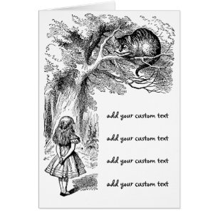 Cartão Clássico Alice no País das Maravilhas, Gato de Che