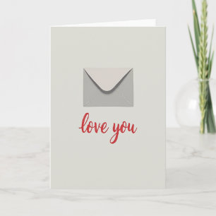 Cartão Clássico de Amor Cartão Romântico de Amor