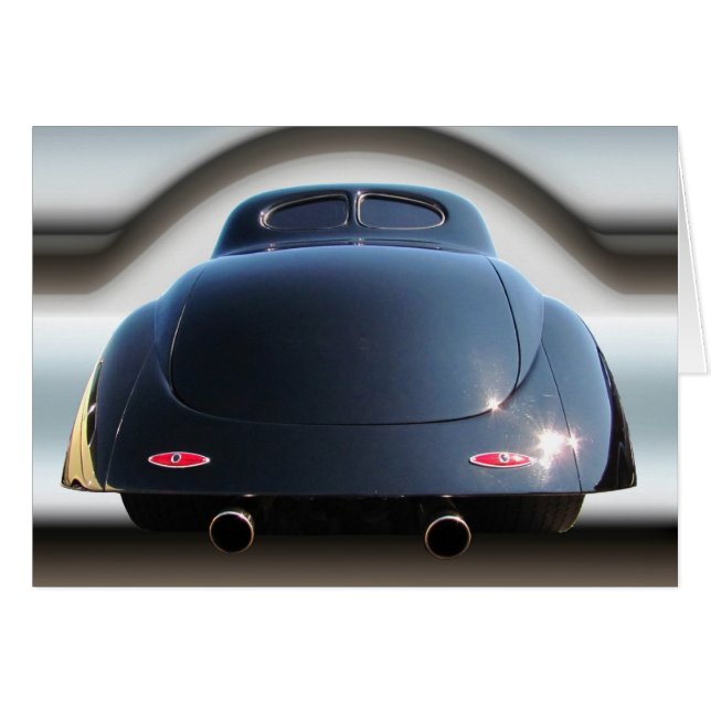 Cartão clássico do ~ do cupé (Frente Horizontal)