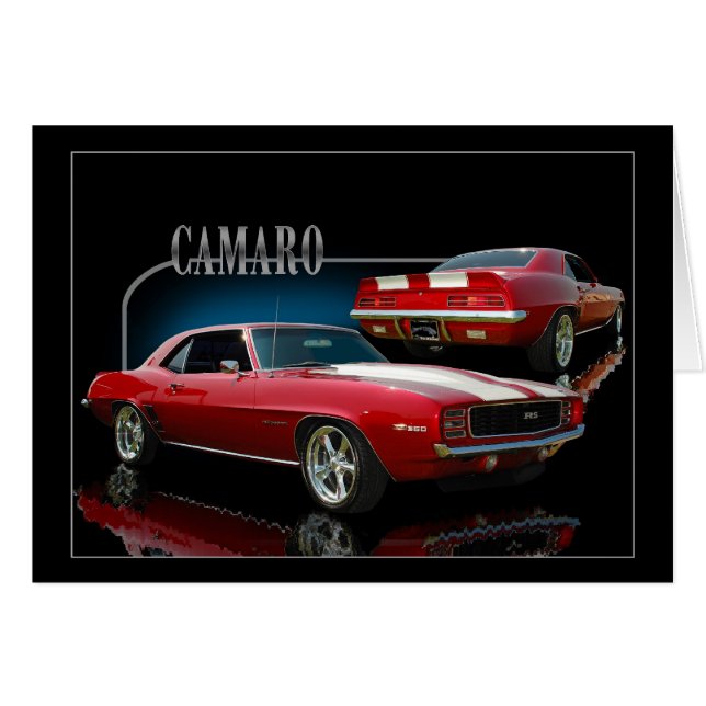 Cartão Clássico vermelho (Frente Horizontal)