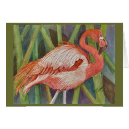 CARTÃO CLASSY PINK FLAMINGO