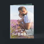 Cartão Classy Verde Melhor Pai de Todos os Tempos 2 Foto<br><div class="desc">Cartão do Dia dos Pais Classy Verde Melhor Pai de Todos os Tempos 2 Foto</div>