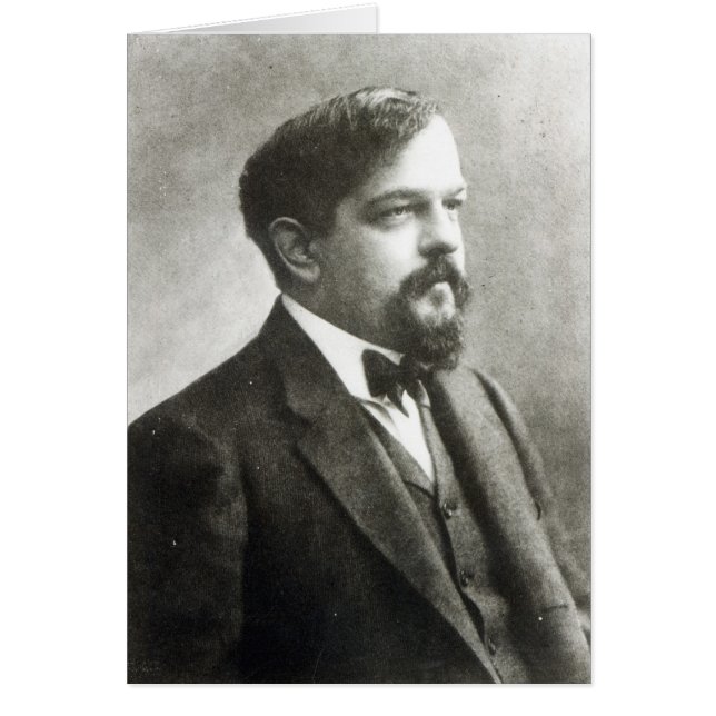 Cartão Claude Debussy, c.1908 (Frente)