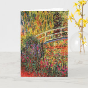 Cartão Claude Monet, A Ponte Japonesa,