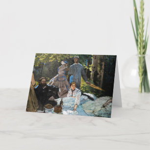 Cartão Claude Monet - Almoço na Relva, Painel Direito