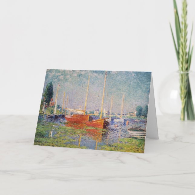 Cartão Claude Monet - Argenteuil (Frente)