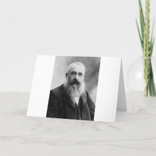 Cartão Claude Monet Artist Painter Destiny Gifts