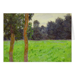 Cartão Claude Monet   Deux Arbres dans la Prairie
