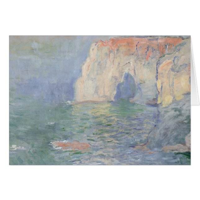 Cartão Claude Monet | Etretat (Frente Horizontal)