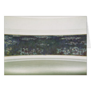 Cartão Claude Monet Lírios, 1915-26
