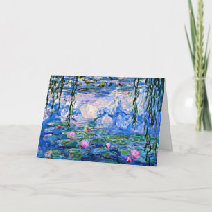 Cartão Claude Monet - Lírios Água, 1919,