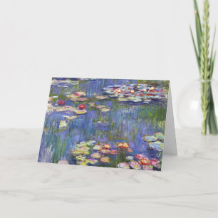 Cartão Claude Monet - Lírios De Água / Ninfas