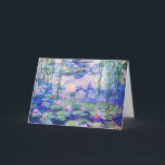 Cartão Claude Monet - Lírios/Ninfas 1919<br><div class="desc">Lírios/Ninfas (W.1852) - Claude Monet,  Petróleo na Canvas,  1916-1919</div>