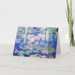 Cartão Claude Monet - Nenúfares / Ninféias 1919