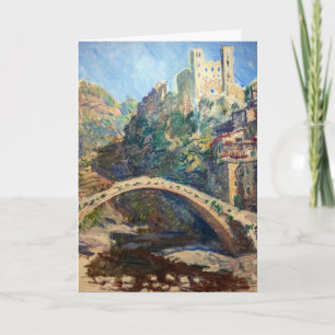 Cartão Claude Monet - O Castelo de Dolceacqua